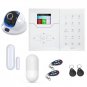 Latest Home Security Alarm System with video surveillance and burglar fire alarm