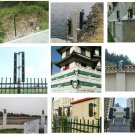 Infrared beam detector solar power 8-beam commercial perimeter security