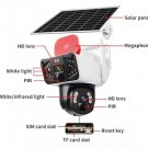 Solar Camera With Sounder PTZ 6MP HD Surveillance Equipment