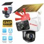 Solar Camera With Sounder PTZ 6MP HD Surveillance Equipment
