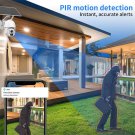 Solar PTZ HD camera WIFI 4G perimeter security remote monitor