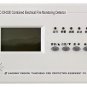 Electrical fire monitor panel addressable fire alarm system