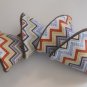 Pee Wee Tinkle Tents / Diaper Bag Accessory / Boy Baby Shower Gift / Set of 4 / Boy Chevron Print