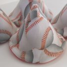Pee Wee Tinkle Tents / Diaper Bag Accessory / Boy Baby Shower Gift / Set of 4 / Baseball
