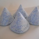 Pee Wee Tinkle Tents / Diaper Bag Accessory / Boy Baby Shower Gift / Set of 4 / STARS ON BABY BLUE
