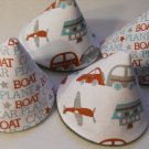 Pee Wee Tinkle Tents / Diaper Bag Accessory / Boy Baby Shower Gift / Set of 4 / CAR BOAT PLANE