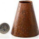 Primitive Rusty Tin Mini Lamp Candle Shade