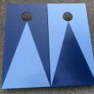 Triangle Design With Border Cornhole Baggo Board Game Set - Tailgating Party Favor
