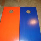 ANY COLORS - Solid Painted Cornhole Baggo Board Game Set - Christmas Gift for Boyfriend