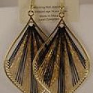 Thread Earring - Black