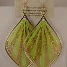 Thread Earring - Green
