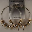 Spiked earrings Gold