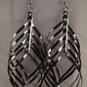 Swirl earrings - Black