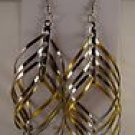 Swirl earrings - Yellow