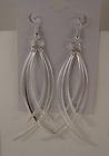 Long Dangle Earrings - Silver