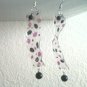retro chic polka dots plastic earrings