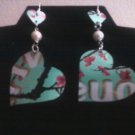 soda can heart earrings