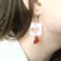 recycled plastic earrings