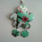 soda can floral earrings