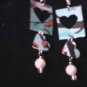 soda can recycled drop earrings
