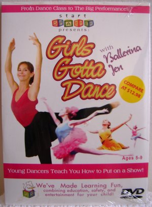Girls Gotta Dance with Ballerina Jen DVD for girls Ages 5-9