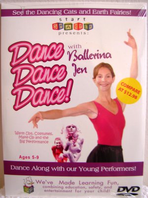 Dance Dance Dance with Ballerina Jen DVD for Girls