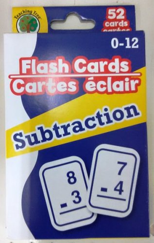 Flash Cards (Subtraction) Ages 0 -12