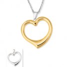 Royal Duet Reversible Gold Charm w/Chain