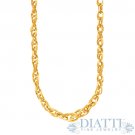 14K Yellow Gold Ornate Prince of Wales Chain Necklace