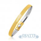 6.0 mm 14K Two Tone Gold Reversible Omega 6.0 mm 14K Two Tone Gold Reversible Omega