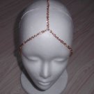 3 STRAND GOLD PLATED HEAD CHAIN HEAD PIECE HEAD BAND HEAD ACCESSORY