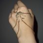 GOLD COLOR LARGE SWALLOW HAND CHAIN HAND HARNESS BRACELET & RING CHAIN