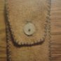 Suede leather cell phone cover