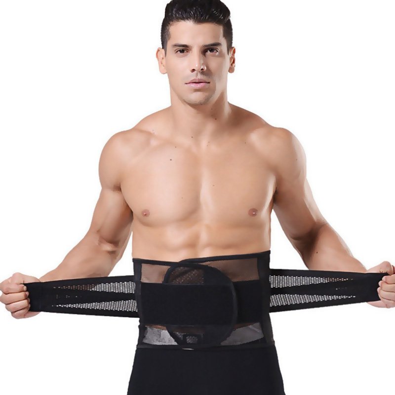 Abdomen Shaper Belt Adjustable Men Waistband Belly Waist Burn Tummy