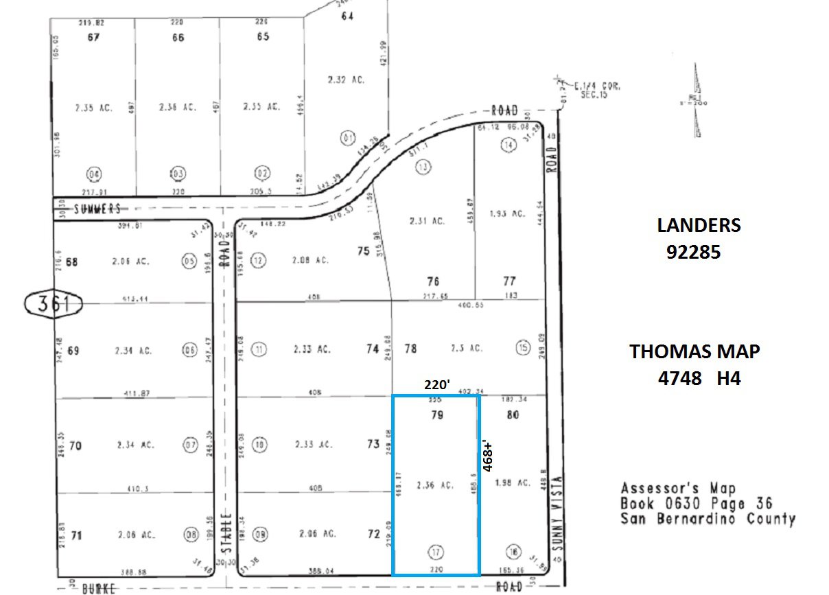 Landers Burke Rd aka Summers Rd 2.36 Ac Two Football Fields Large