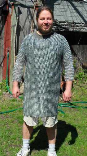 Aluminum Chain maille hauberk