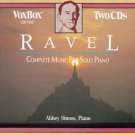 Ravel, Abbey Simon ‎– Complete Music For Solo Piano (CD-1990)