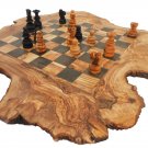 Personalized ChessBoard Custom Engraved Monogrammed Rustic Wooden Chess Set Game