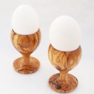 Olive Wood Egg Cup set, Olive Wood egg holder set, 2 egg holders Olive Wood Egg Cup set, Olive Wood egg holder set, 2 egg holders