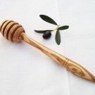 Olive Wood Honey Dipper / wooden Honey Spoon Stick