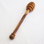 Olive Wood Honey Dipper / Wooden Honey Spoon Drizzler Stick