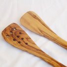 Spatula set, Wooden pierced spatula , Wooden long spatulas, Mom gift
