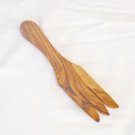 Handmade Wooden salad serving fork 22cm / 8.6 inches