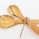Olive Wood salad servers Spoon, Salad serving set, Utensil Set, Wedding Gift