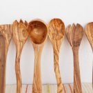 Olive Wood Utensil Set of 6 : 1 Ladle, 1 Spatula, 1 salad serving set Olive Wood Utensil Set of 6 : 1 Ladle, 1 Spatula, 1 salad serving set