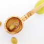 Olive Wood French Olive Spoon Scoop Ladle 8 Inch/ Wooden olive spoon, Kitchen Co