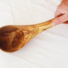 Olive Wood  Large Soup Ladle 12 Inch/  Wooden Handcrafted Soup Spoon
