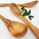 Wooden Cooking Eating Kitchen Utensils 10 inches, Hand-carved Spoons