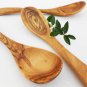 Wooden Cooking Eating Kitchen Utensils 10 inches, Hand-carved Spoons