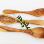 Wooden Cooking Eating Kitchen Utensils 10 inches, Hand-carved Spoons